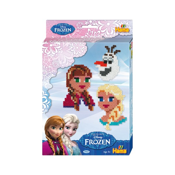 Kit de perles thématique Hama midi : Visages La Reine des Neiges (Frozen) - Hama-7957