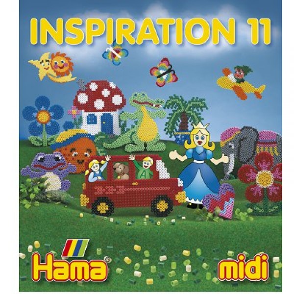 Perles à repasser Hama Midi  Livre d'inspiration 11 : 64 pages - Hama-399-11