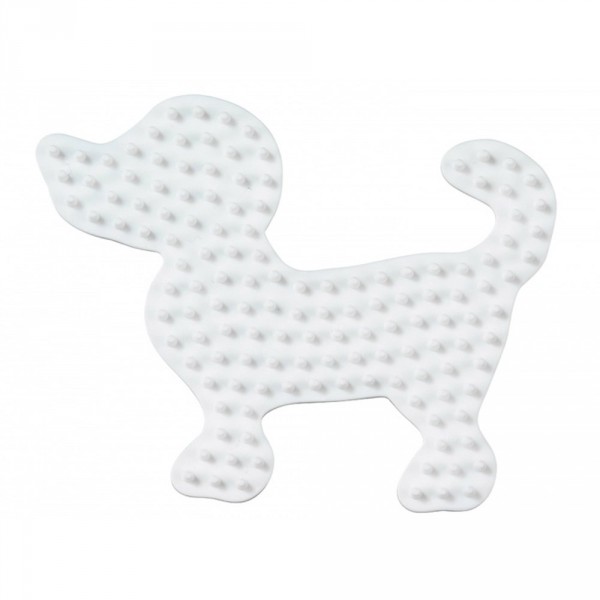 Plaque pour perles à repasser Hama Midi : Petit chien - Hama-326