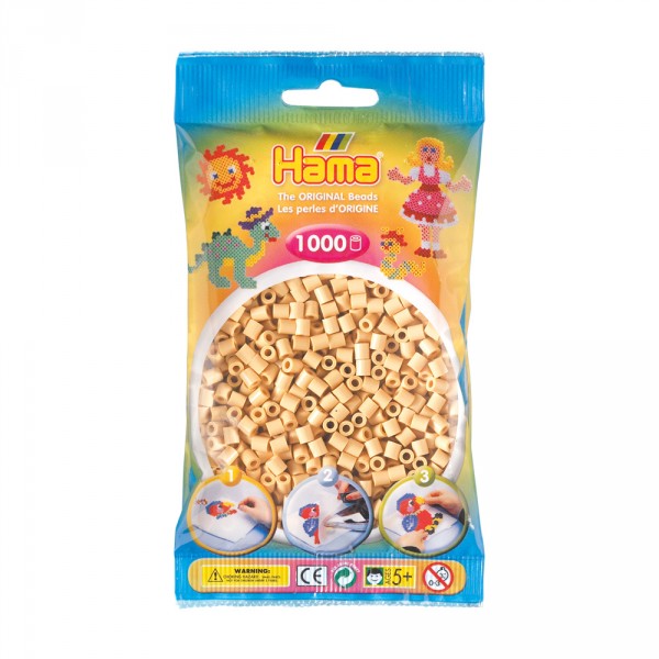Sachet de 1000 perles Hama Midi : Beige - Hama-207-27