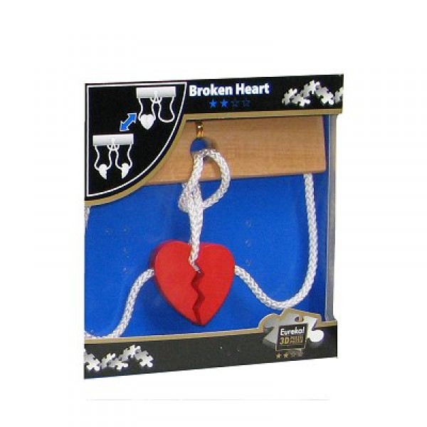 Casse-tête en bois Eurêka : Broken heart - Hanayama-J1259