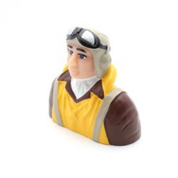 Pilote militaire 1/6 Scale WWII Pilot with Vest, Helmet & Goggles - HAN9132
