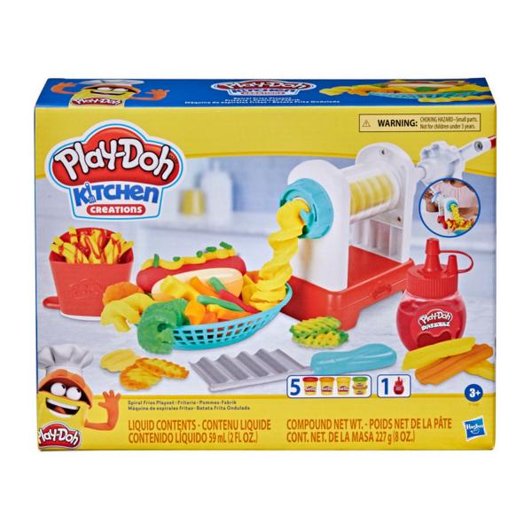 Coffret pâte à modeler Play-Doh Kitchen Créations : Friterie - Hasbro-F1320