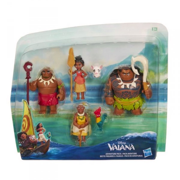 Figurine Vaiana : Coffret 6 figurines - Hasbro-C0149