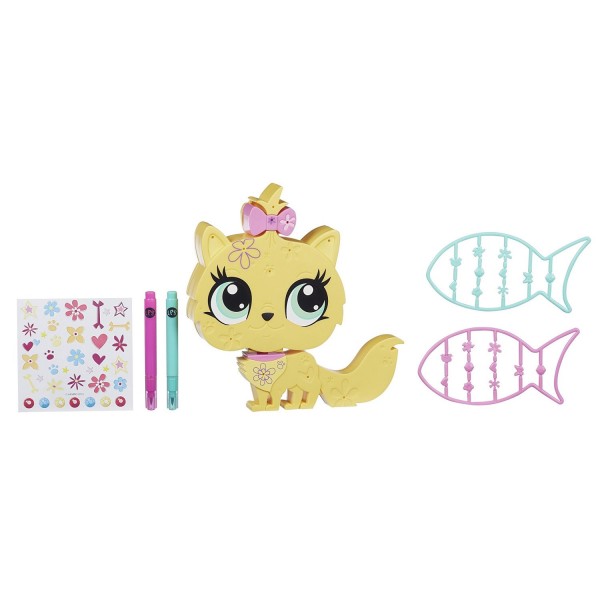 Boîte à décorer Littlest Petshop : Chat - Hasbro-B0033-B0096