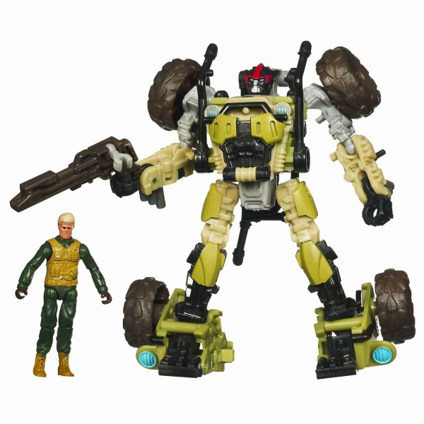 Ensemble de figurines Transformers 3 en 1 : MechTech : Private Dedcliff et Sandstorm - Hasbro-28752-29620
