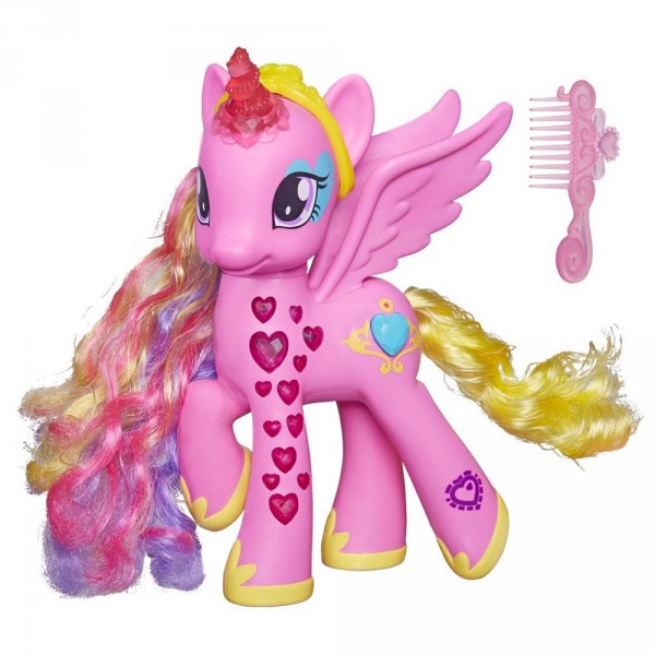 Figurine électronique Mon Petit Poney : Princesse Cadance Coeurs lumineux - Hasbro-B1370