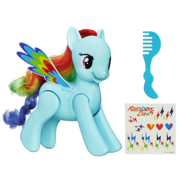 Figurine électronique Mon Petit Poney : Rainbow Dash saute et vole - Hasbro-A5905