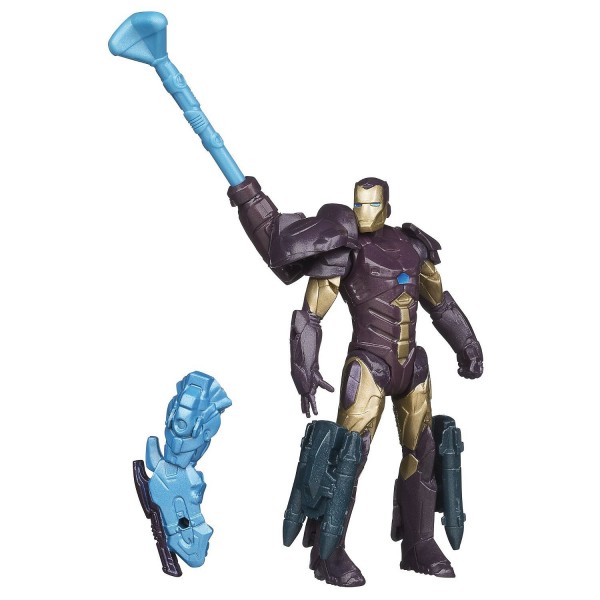 Figurine Iron Man 3 Deluxe Assemblers : Stealth Tech Iron Man - Hasbro-A1780-A1785