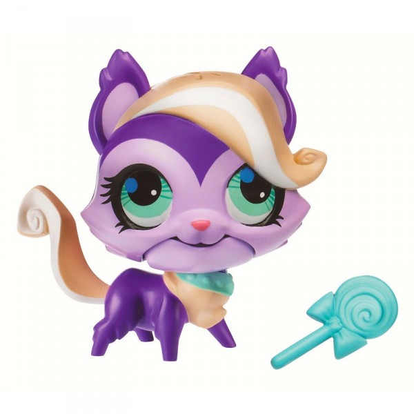 Figurine Littlest Petshop : Petshop gourmand : Chat - Hasbro-A0895-A0896