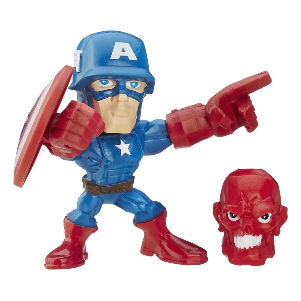 Figurine Marvel : Super Hero Mashers Micro : Captain America - Hasbro-B6431-B6691-5