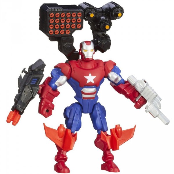 Figurine Marvel Super Hero Mashers : Iron Patriot - Hasbro-A6833-A6834