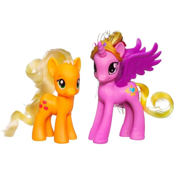 Figurine Mon Petit Poney : Princesse Cadance et Applejack - Hasbro-A2004-A2658
