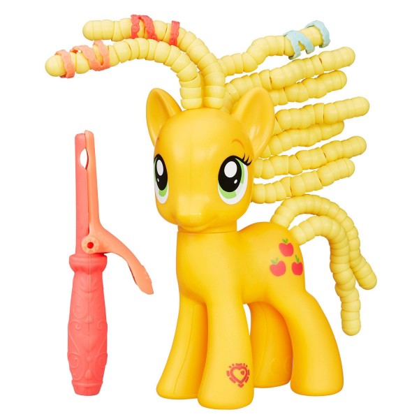 Figurine My Little Pony Apple Jack : Drôle de coiffure - Hasbro-B3603-B5418