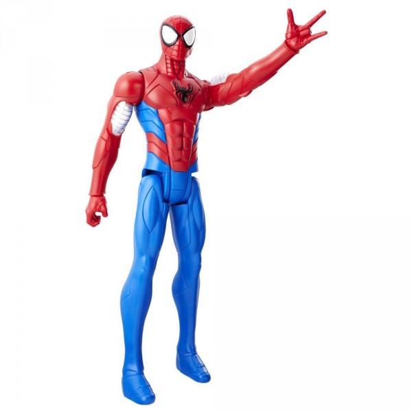 Figurine Spiderman : Web Warriors 30 cm : Spider-Man en armure - Hasbro-B9710-C0019