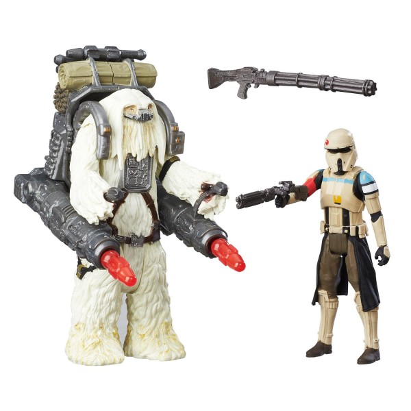Figurine Star Wars : Pack 2 figurines et accessoires : Scarif Stormtrooper et Moroff - Hasbro-B7073-B7261