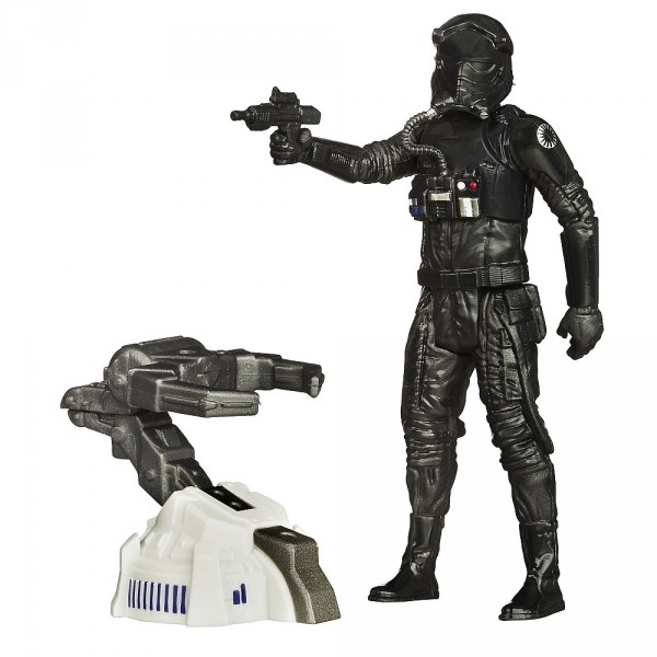 Figurine Star Wars A 10 cm : Pilote de TIE Fighter - Hasbro-B3445-B3450
