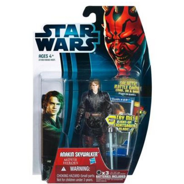 Figurine Star Wars et carte à collectionner : Movie Heroes : Anakin Skywalker - Hasbro-36563-37283