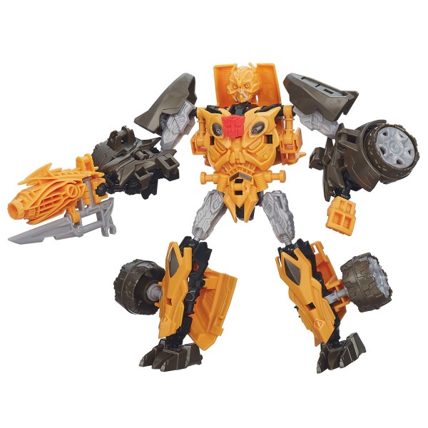 Figurine Transformers : Construc-Bots Dinobots Warriors : Bumblebee & Nosedive Dino - Hasbro-A6149-A7065
