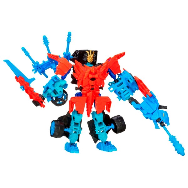 Figurine Transformers : Construc-Bots Dinobots Warriors : Drift et Roughneck Dino - Hasbro-A6149-A6166