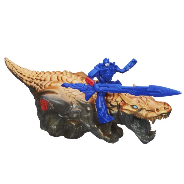 Figurine Transformers : Dinos étinceleurs : Optimus Prime et Grimlock Dino - Hasbro-A6492-A6494