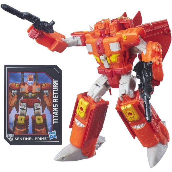 Figurines Transformers Generation Titan War : Autobot Infinitus et Sentinel Prime - Hasbro-B7769-B6459
