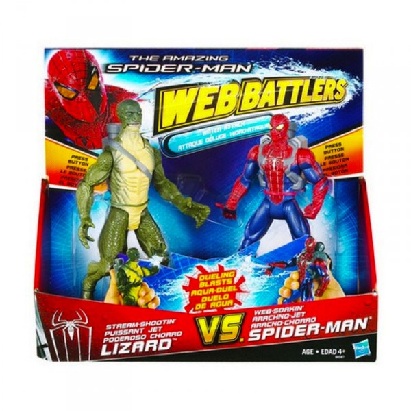 Figurines Spider Man : The Lizard VS Spider Man - Hasbro-98587