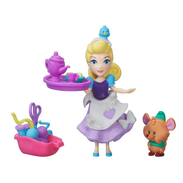 Mini poupée Disney Princesses : La séance couture de Cendrillon - Hasbro-B5331-B5333