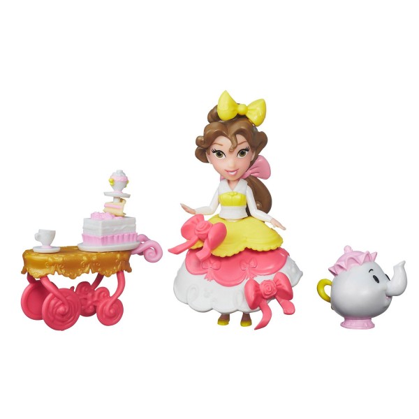 Mini poupée Disney Princesses : L'heure du thé pour Belle - Hasbro-B5334-B5335