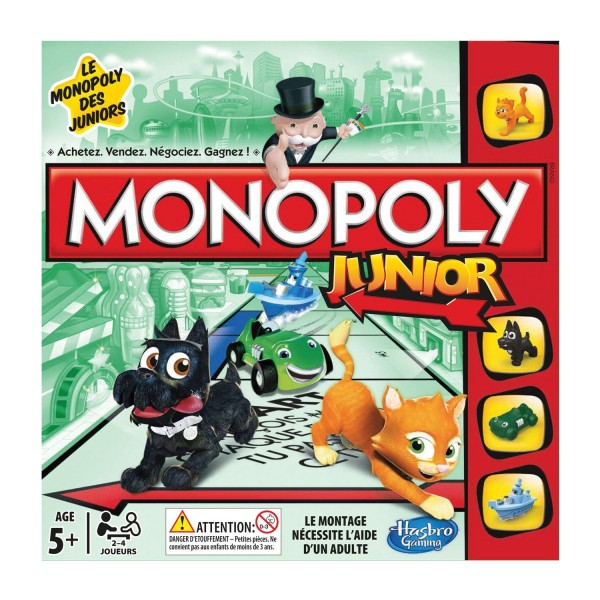 Monopoly Junior : Nouvelle version - Hasbro-A6984-OLD