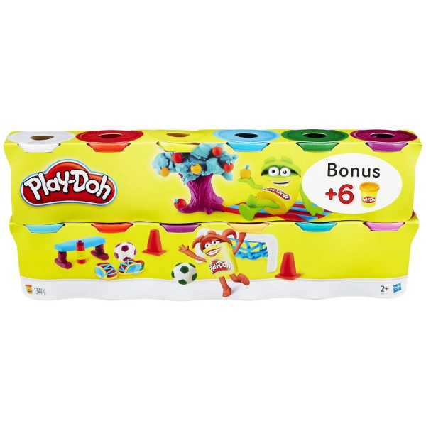 Pack de 12 pots de pâte à modeler Play Doh - Hasbro-B6751