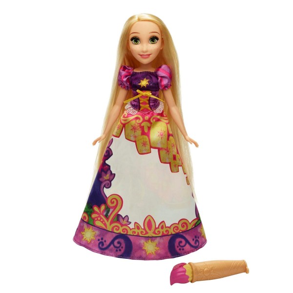 Poupée Disney Princesses : Raiponce robe magique - Hasbro-B5295-B5297