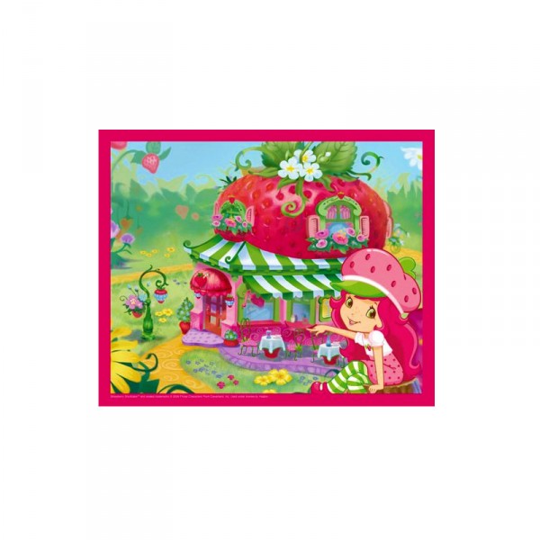 Puzzle de 60 pièces : Charlotte aux fraises : La Fraisi-café - MB-16653-16679