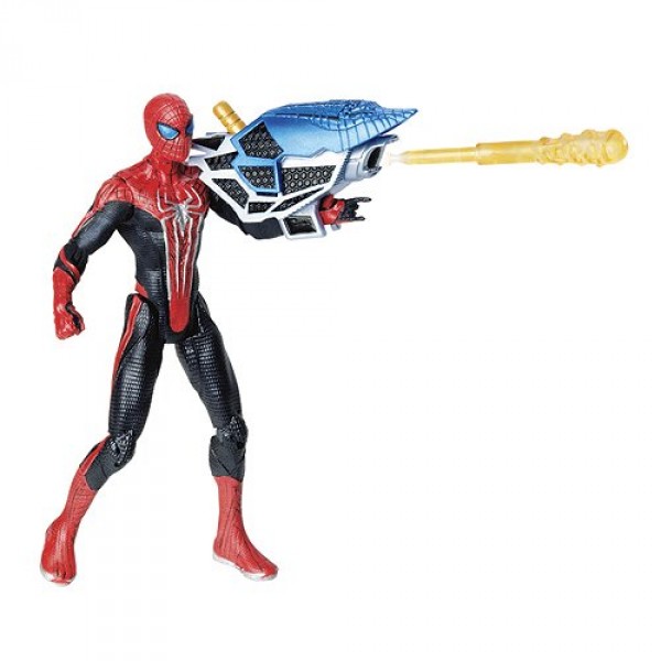 Figurine Spiderman avec canon lance-toile - Hasbro-37201-38321