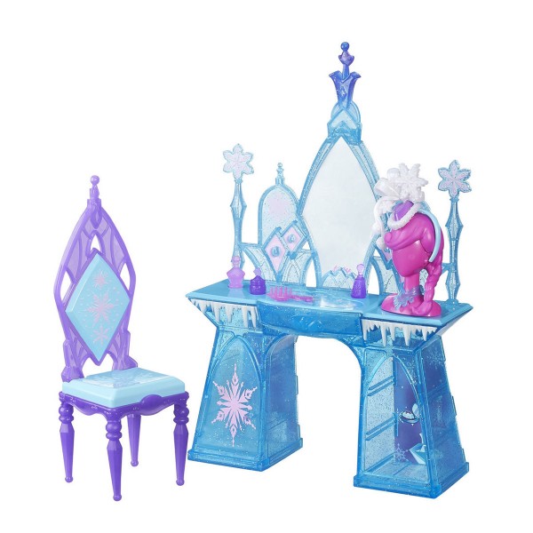 Univers poupées La Reine des Neiges (Frozen) : Coiffeuse d'Elsa - Hasbro-B5175-B5176
