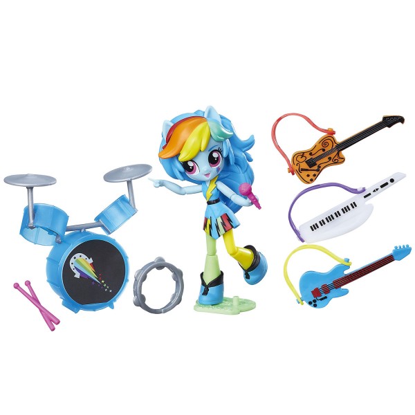Mini-poupée My Little Pony : Rainbow Dash cours de musique - Hasbro-B4910-B9484