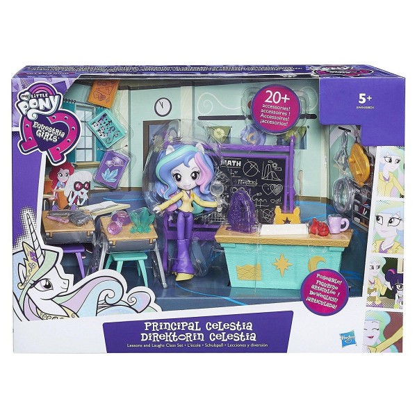Mini-poupée My Little Pony : Proviseure Celestia : Salle de classe - Hasbro-B9494ES00