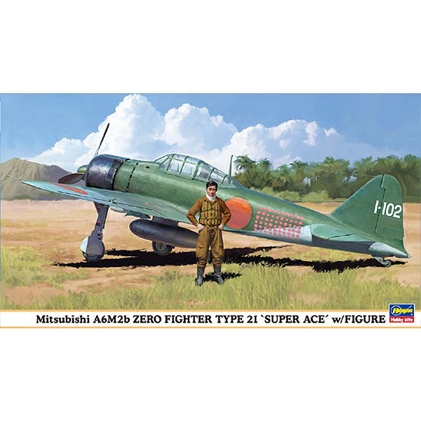 Maquette avion : A6M2b Zero 21 - Hasegawa-09904
