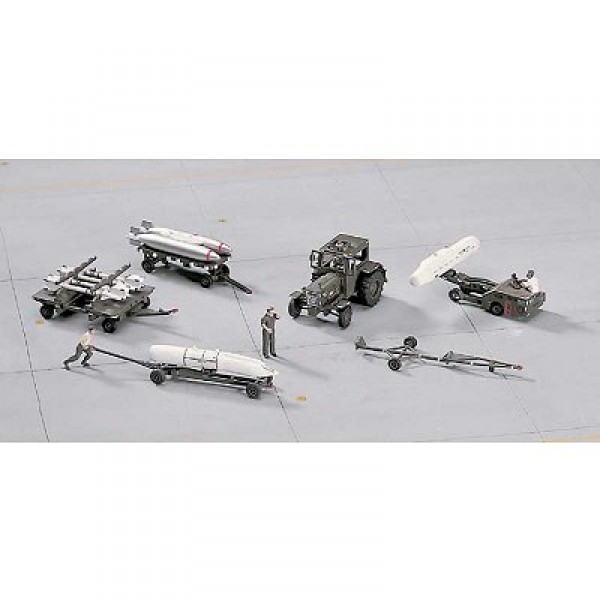 Accessoires militaires : Armement avion 1/72 : US Aircraft Weapon Loading Set - Hasegawa-35005