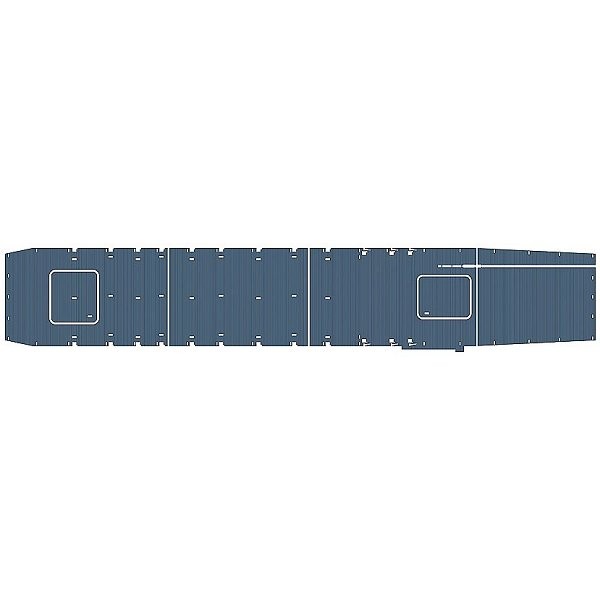 Pont en bois pour maquette bateau USS Gambier Bay - Hasegawa-72146