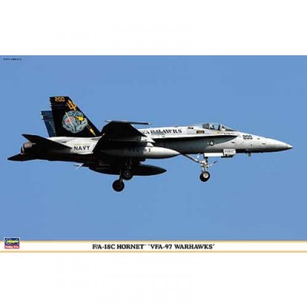 Maquette avion : F/A-18C Hornet - VFA-97 Warhawks - Hasegawa-09829