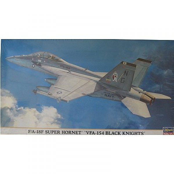 Maquette avion : F/A-18F Super Hornet VFA-154 Black Knights - Hasegawa-00741
