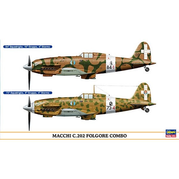 Maquettes avions : Macchi C.202 Folgore Combo : 2 modèles - Hasegawa-00992