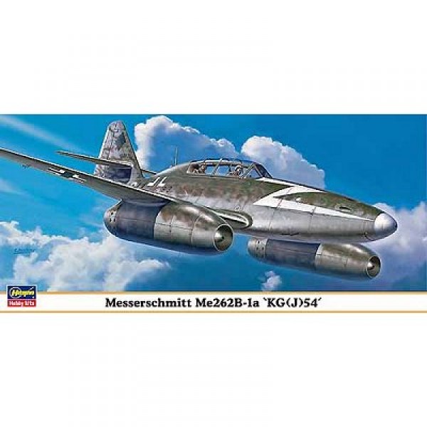 Maquette avion : Messerschmitt Me262B-1a KG(J) 54 - Hasegawa-00917