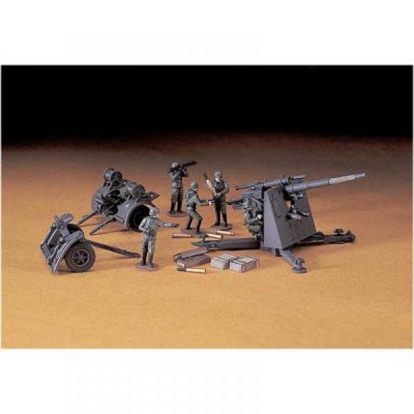 Maquette canon Flak 18 88 mm avec figurines - Hasegawa-31110