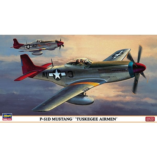 Maquette avion : P-51D Tuskegee Airmen - Hasegawa-09947