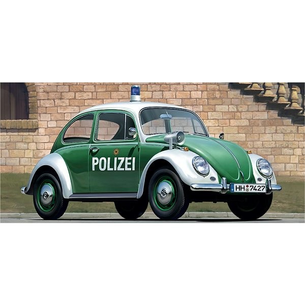 Maquette voiture : Volkswagen Beetle Police Car : Limited Edition - Hasegawa-20251