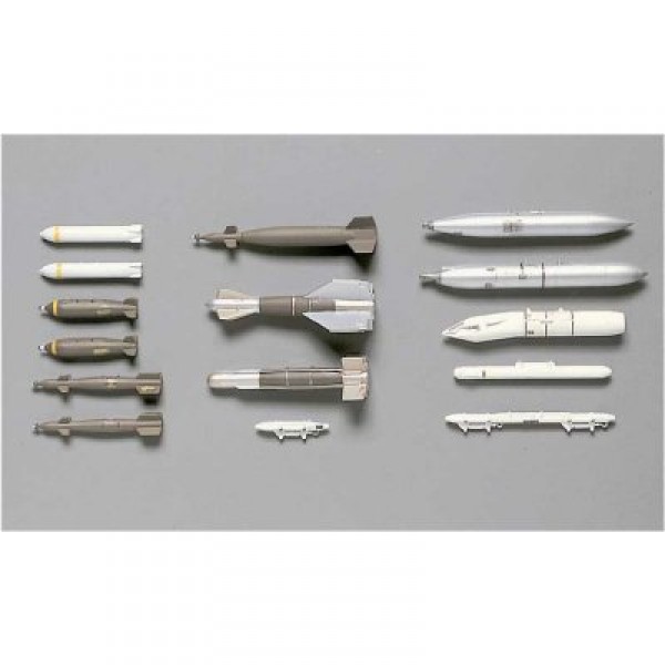 Accessoires militaires : Armement avion 1/72 : U.S. Guided Bombs & Gun Pods - Hasegawa-35002
