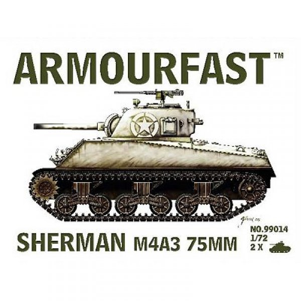 Maquette Char : Sherman M4 A3 75 MM - Hät-99014