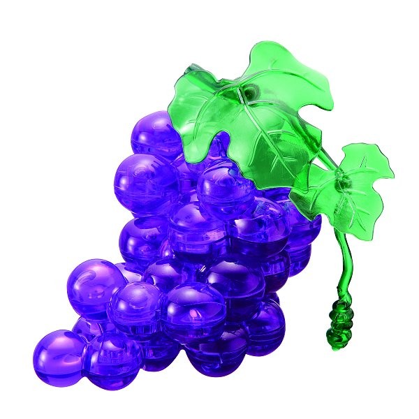 Puzzle 3D - 46 pièces - Grappe de raisin : Violet - RDP-PO-59118